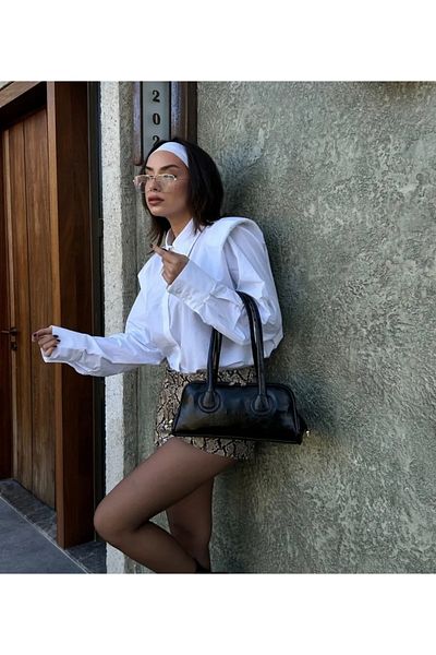 Z&M COLLECTION BAG SHOPPİNG Geantă de damă bagheta de mână și umăr cu mâner lung