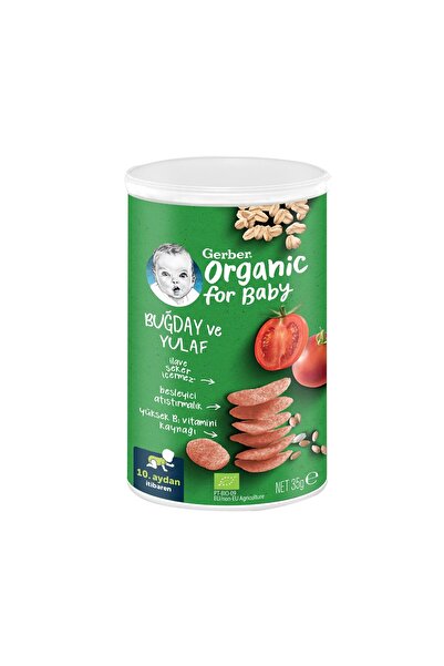 GERBER Organik Buğdaylı Yulaflı Kraker 35 G 3 ADET
