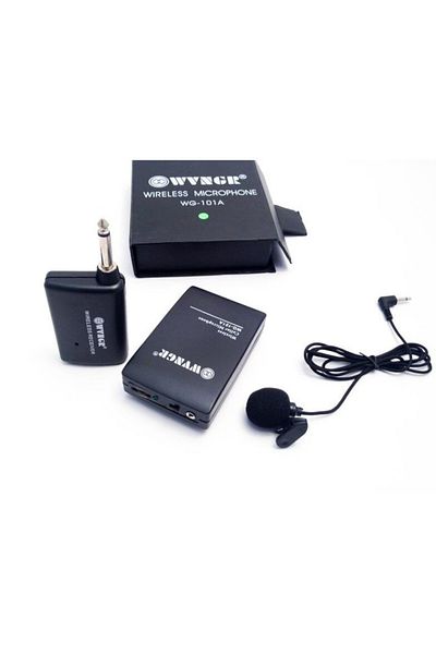 FOXMAG24 FOXMAG24® wireless lavalier microphone, 30 m, FM wireless modulation with clip and receiver