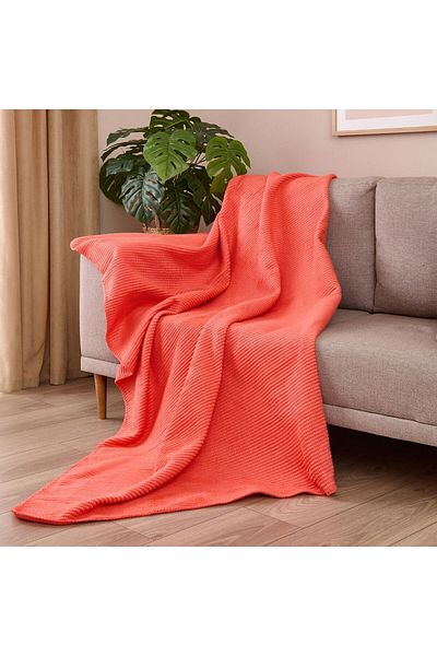 ASPARTAM Moza Cotton Tv Blanket - Yavruağzı - 130X170 cm