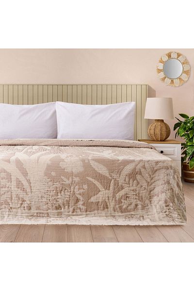 MATMEL Palmyra Double Muslin Pique - Beige - 230X240 cm