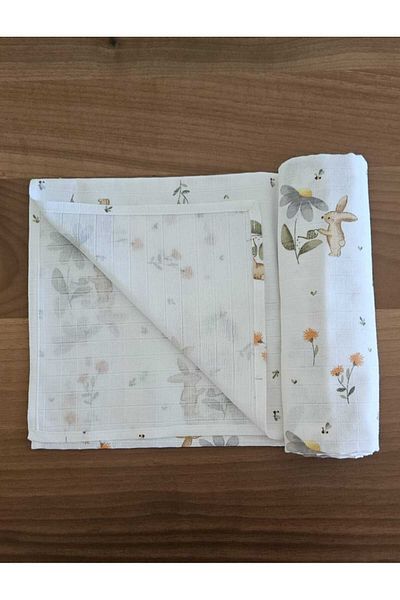 Home Muslin 100% Cotton Baby Multi-Purpose Blanket