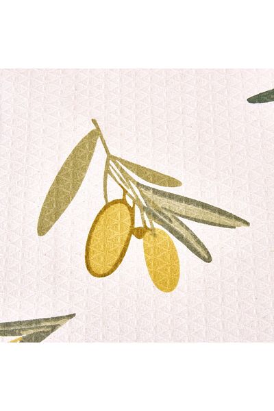 MATMEL Aquileia Double Pique - White / Green - 200X220 cm