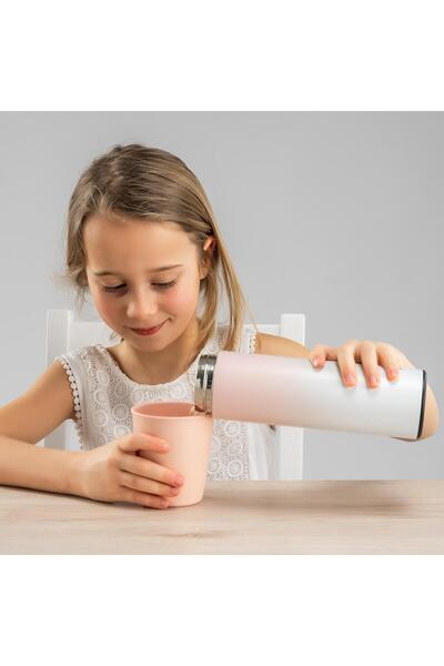 reer ColourDesign vacuum stainless steel thermos, 450 ml, pink, 90024