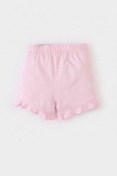 DeFacto Baby Girl 2 Piece Set Printed Short Sleeve T-Shirt Elastic Waist Shorts E0722A525Sm