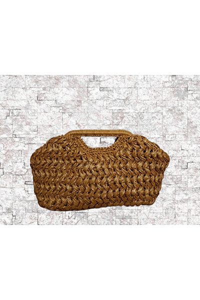 hobilanka Hand Knitted Straw Bag Hand Bag Bohemian Chic