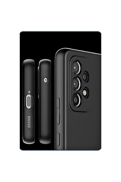SprintMag Husa Premium pentru Samsung Galaxy A52 4G/A52 5G/A52s 5G Protectie Camere Interior Microfibra Negru
