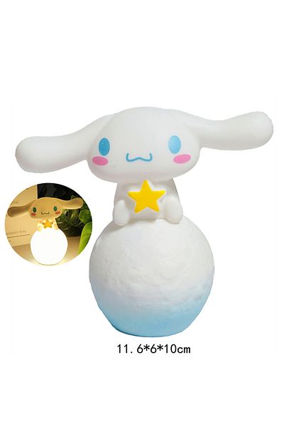 Miniso D Anime Sanrio Hello Kitty Kuromi Cinnamoroll Melody Night Light Glowing Children Toy Bedside Lamp .