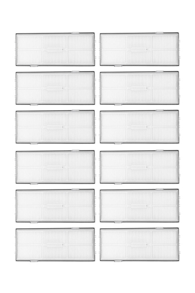 Marketto 12 قطعة من مكنسة كهربائية روبوتية فلتر Hepa لجهاز Xiaomi Roborock ال...