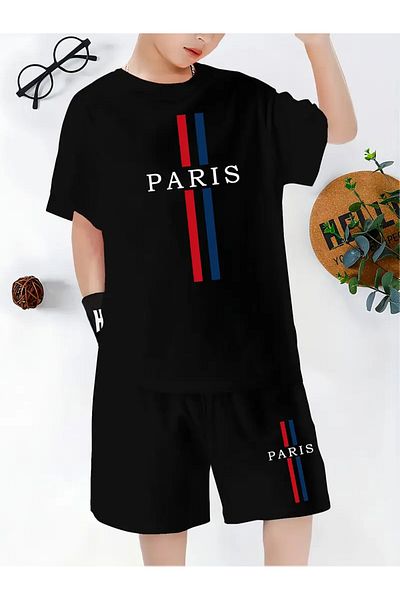 Cevval Children's T-Shirt and Pocket Shorts Set
