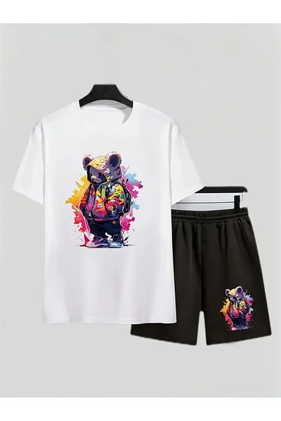 Cevval Set tricou și pantaloni scurți pentru copii