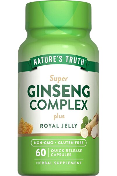 Genel Markalar Nature's Truth Super Ginseng Complex (Korean Ginseng+American ...