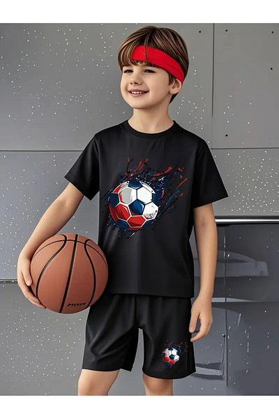 Cevval Children's T-Shirt and Pocket Shorts Set