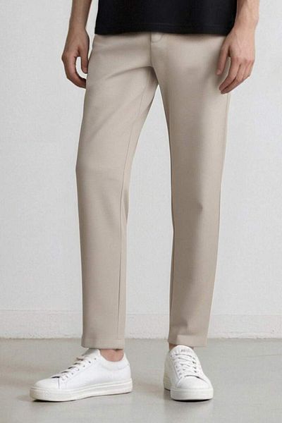 DeFacto New Season Jogger Straight Leg All-Way Stretch Summer Fabric Trousers