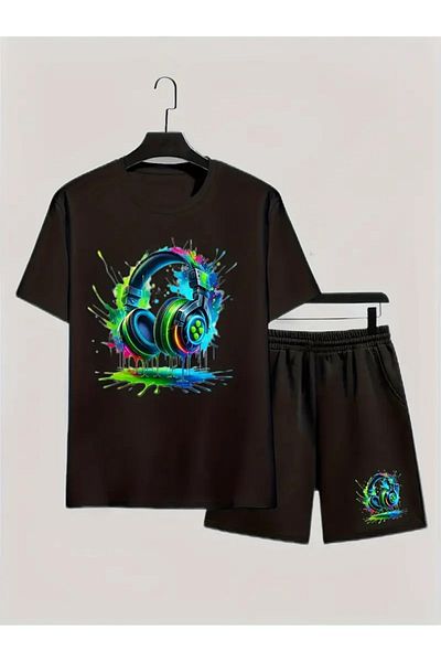 Cevval Set tricou și pantaloni scurți pentru copii