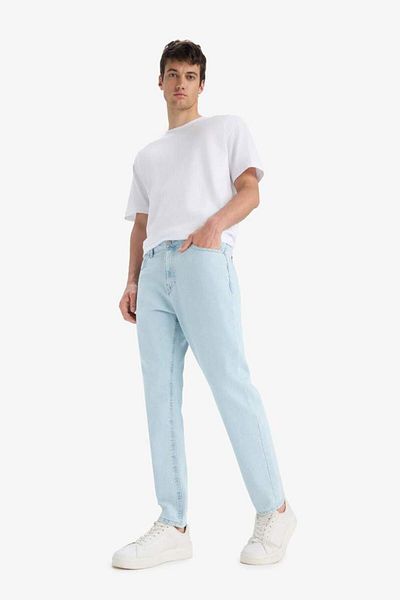 DeFacto New Season 100% Cotton 90's Slim Fit Slim Fit High Waist Skinny Leg Jean Trousers