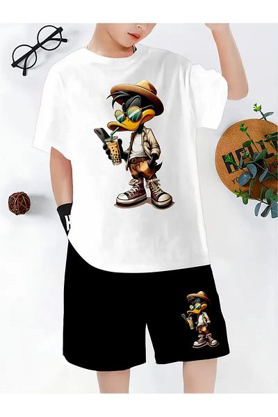 Cevval Children's T-Shirt and Pocket Shorts Set