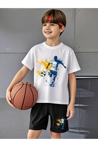 Cevval Children's T-Shirt and Pocket Shorts Set