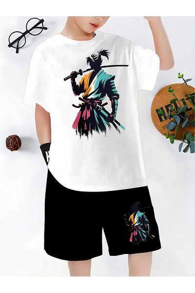 Cevval Children's T-Shirt and Pocket Shorts Set