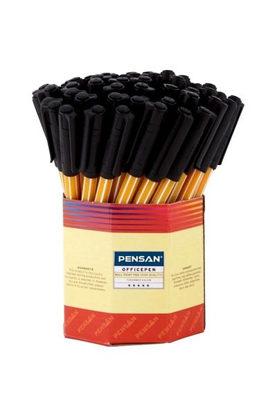 Pensan Ballpen Officepen Black 60 Pack 1010
