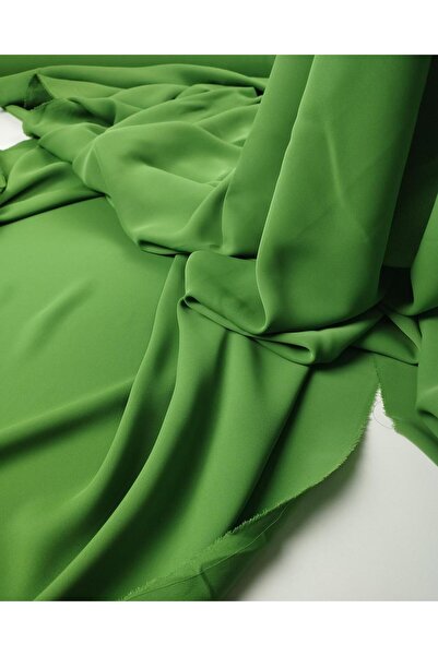 Kumaş Parça Crepon subțire, dar solid în culoarea verde dulce (lățime 150 cm ...