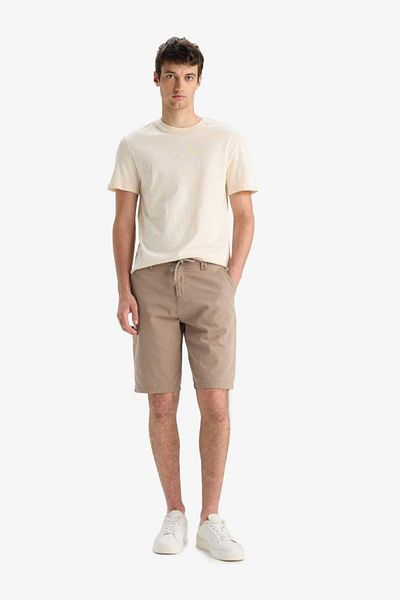 DeFacto New Season Regular Fit Straight Leg Gabardine Bermuda