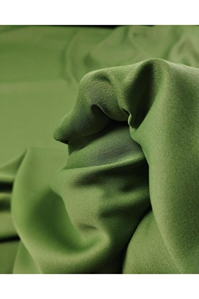 Kumaş Parça Satin flexibil plin în culoarea verde pastel Lățime: 140