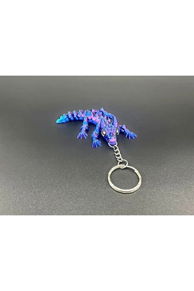 3D Flex Lizard Keychain