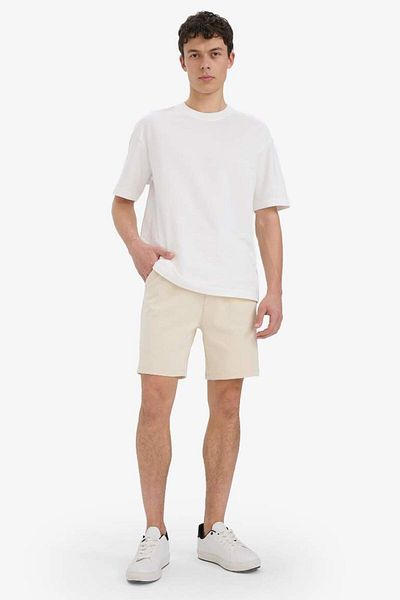 DeFacto New Season Basic Plain Shorts with Lace-Up Waist and Pockets