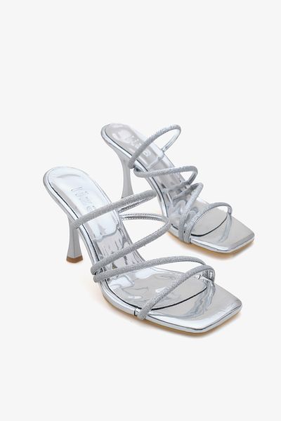 Liza Shoes Cara Women's Shiny Evening Dress Slippers A026-K339