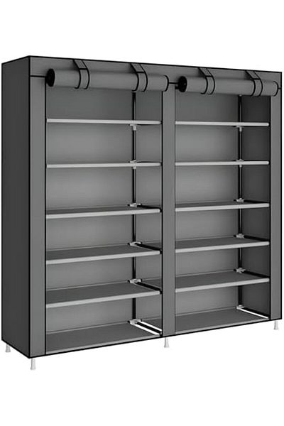 NEXIFY 13mm Double-Row 6-Tier Shoe Rack, Heavy Duty Shoe Organizer for Large Shoe Collections