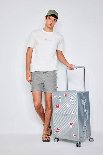 DeFacto New Season 100% Cotton Regular Fit Crew Neck Printed Short Sleeve T-Shirt