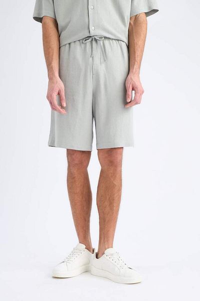 DeFacto New Season Relax Fit Summer Linen Blend Shorts