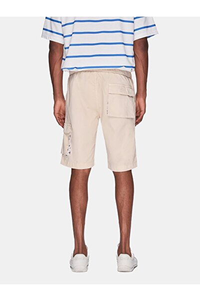 Ltb Basıc Midi Regular Gabardin Bej Şort
