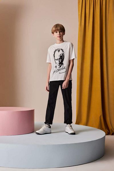 DeFacto New Season Boy's Crew Neck Ataturk Printed Short Sleeve T-Shirt
