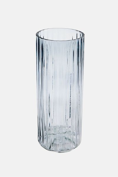 Muy Mucho Glass Flower Vase, Transparent