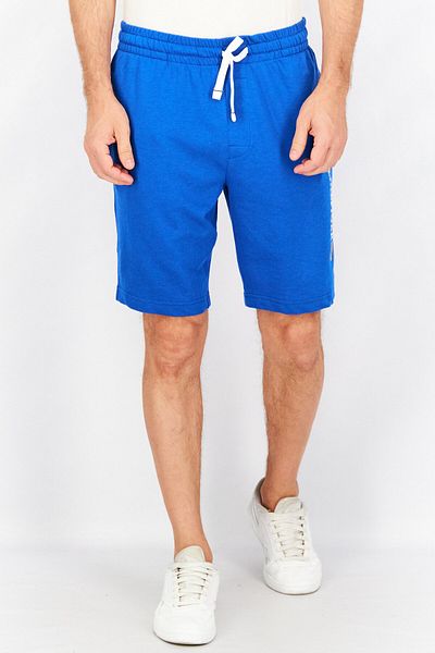Tommy Hilfiger Men Graphic Drawstring Sleepwear Short, China Blue