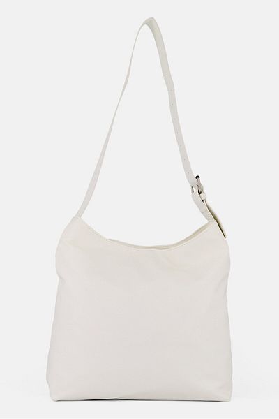 French Connection Women Hardware Logo Shoulder Bag, White