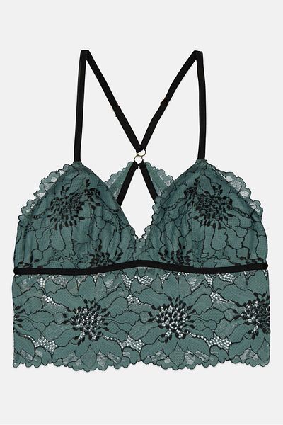 aerie Women Lightly Padded Textured Bra, Multicolor