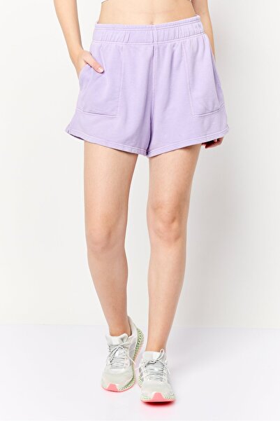 aerie شورت نسائي سادة أساسي، أرجواني فاتح