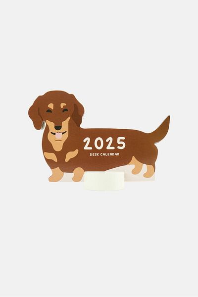 Muy Mucho 2025 Dog Desk Calendar