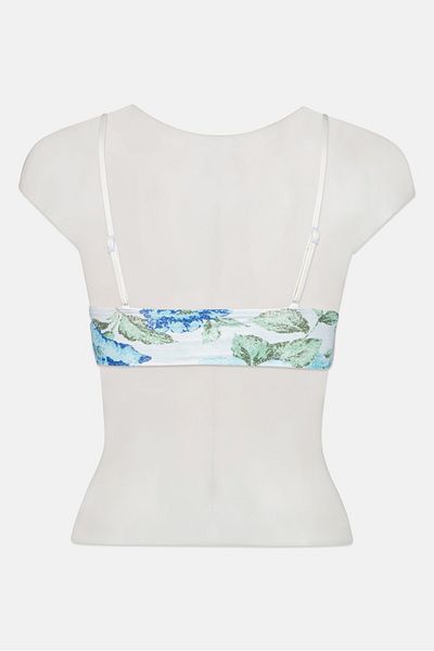 aerie Women Padded Allover Print Bikini Top, Multicolor