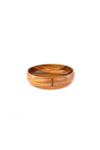 Muy Mucho Acacia Wood Round Platter, Brown