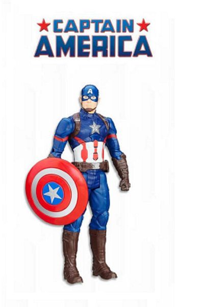 rexa Captain America Role Play Set with Mask, Shield, and Action Figure 26cm x 7cm x 47cm