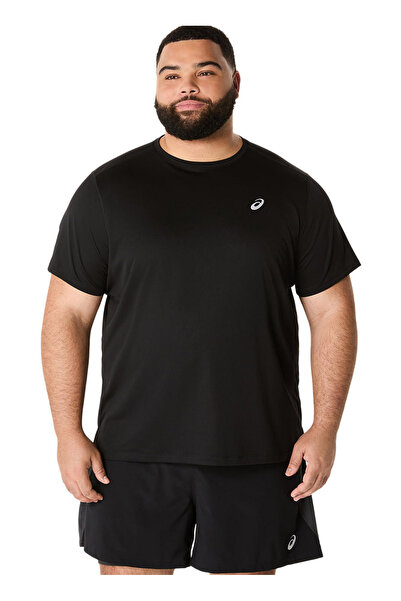 Asics 2011D221-001 ASICS CORE SS TOP Siyah Yuvarlak Yaka Normal Kalıp Erkek T...