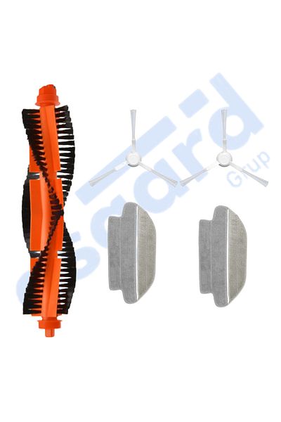 Asgard Grup Vi̇omi̇ Mop Pro, 3C, 3C Plus Compatible 1 Main Brush 2 Side Brushes 2 Mops