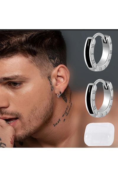 JORG ZENN Jz1725 Jorg Zenn Men's Earring