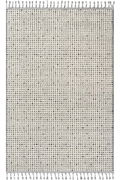 Halımax Eko Halı Soho SH 13 Cream Grey Hav Toz Vermez Bukle Makine Halısı Yolluk Mutfak Halısı