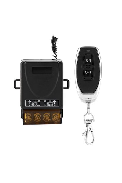 OEM Wireless Switch with Remote Control, Mmgoqqt, 3000W, 50-100m Range, Black