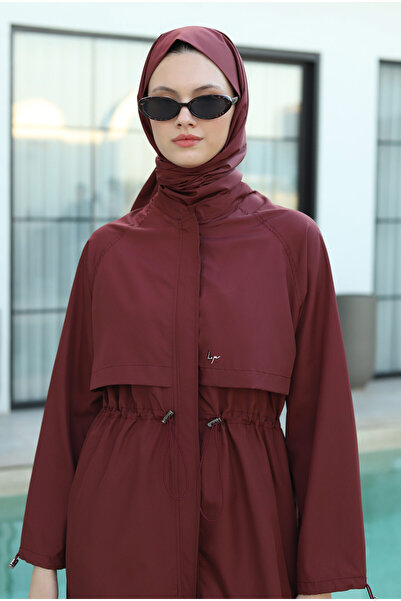 HEQA Reglan Kol Tesettür Mayo Bordo